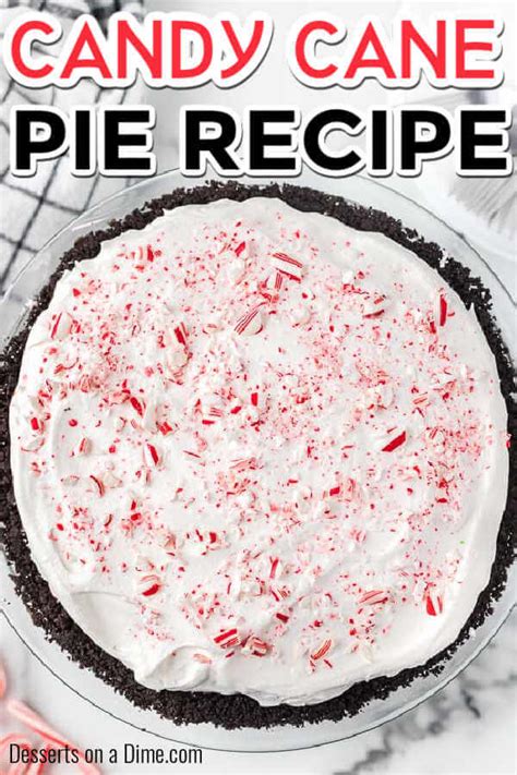 Candy Cane Pie Recipe Easy No Bake Candy Cane Pie