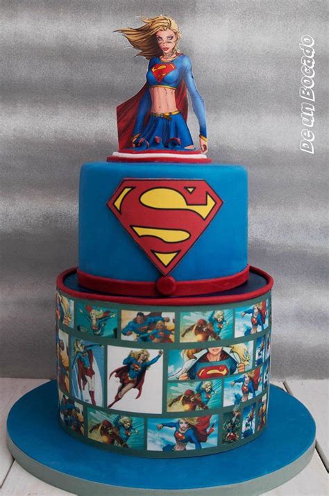 Supergirl Superwoman Cake Superhero Supergirl Cakes Superhero Cake