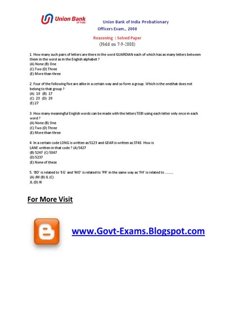 Ibps,bank exam question papers,bank exam model question papers free download, வங்கி தேர்வு வினாதாள்கள். Bank Exam Solved Question Papers