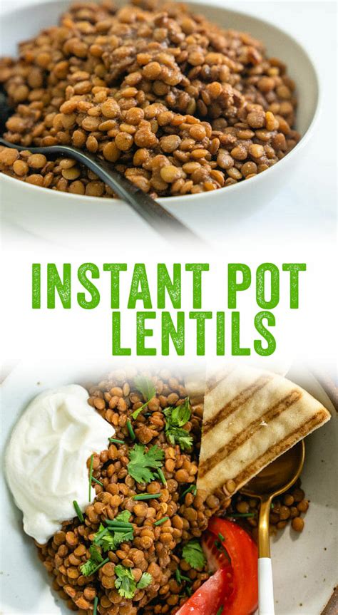 Instant pot lentil soup is humble, unconditional love in a bowl. Instant Pot Lentils (Cook Time & Recipe Ideas) - A Couple ...