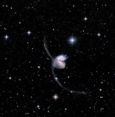 Antennae Galaxy From One Click Observation Telescope Live