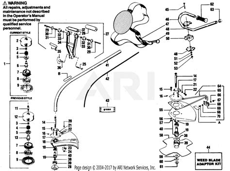 Poulan Xr 80 Gas Trimmer Parts Diagram For Cutting Heads And Drive Shaft