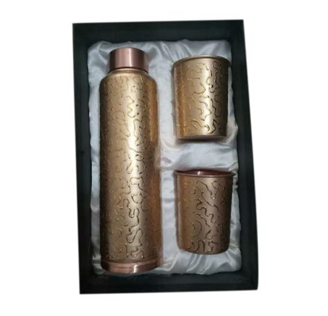 Copper Bottle Glass Gift Set Packaging Type Box At Rs Set In Moradabad