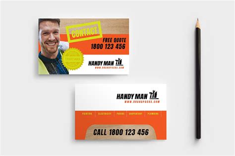 Start with a template, add your details, and get professional results in minutes. Handyman Business Card Template v2 in PSD, Ai & Vector ...