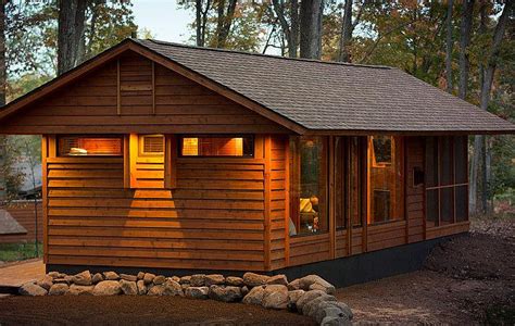 392 Square Foot Tiny Cabin With Large Covered Porch Page