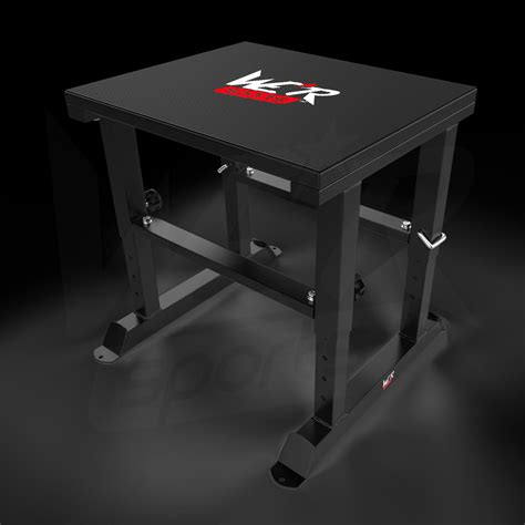 Adjustable Plyometric Box Black