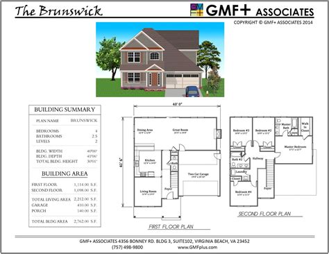 Maybe you would like to learn more about one of these? Brunswick Stock House Plan - Two Story Four Bedroom 2.5 Baths