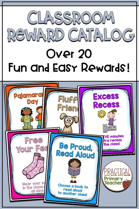Classroom Rewards Catalog Low Prep Positive Rewards System Classroom
