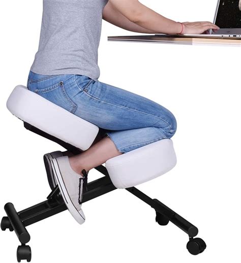 Dragonn By Vivo Ergonomic Kneeling Chair Adjustable Stool