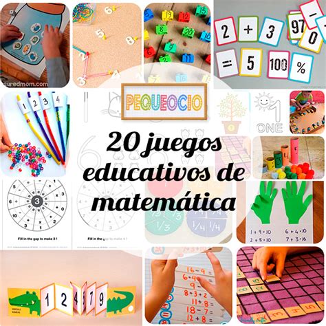 Como hacer un juego matematico para secundaria. 20 juegos educativos para aprender matemáticas | Pequeocio.com