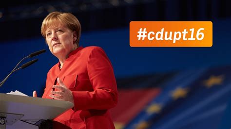 Parteitag 2016 Best Of Von Angela Merkels Rede Youtube