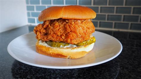 Slaw doesn't go next to this awesome fried chicken sandwich; Copycat Popeyes chicken sandwich