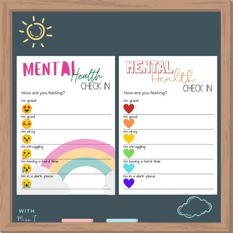 Mental Health Check In Chart