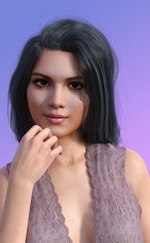 Selena Gomez Hq Remastered 3d Model Rigged Cgtrader