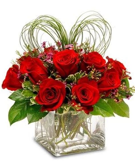 Cool 40 Romantic Valentines Day Floral Arrangement Ideas More At