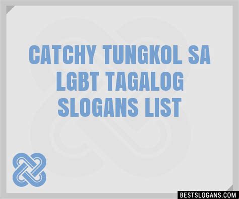 40 Catchy Tungkol Sa Lgbt Tagalog Slogans List Phrases Taglines