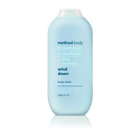 Method Body Wash Wind Down 18oz Body Wash Body Skin Care Natural