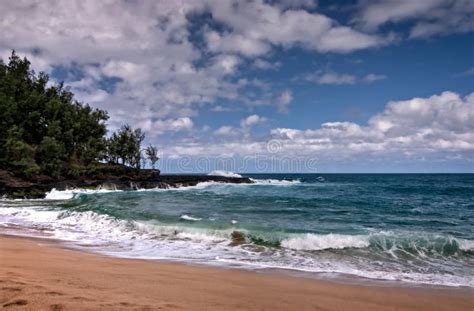 Kauai Hawaii Beach Stock Photo Image Of Lush Idyllic 78081134