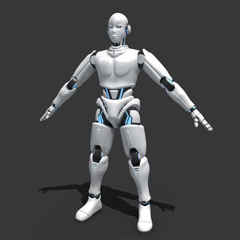 3d Robot Rigged Male Model Turbosquid 1353230