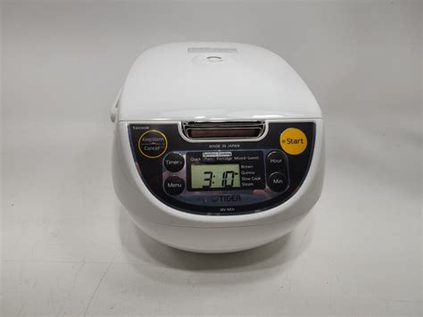 Electric Rice Cooker Warmer By Tacook Tiger White Jbv Cu Ebay