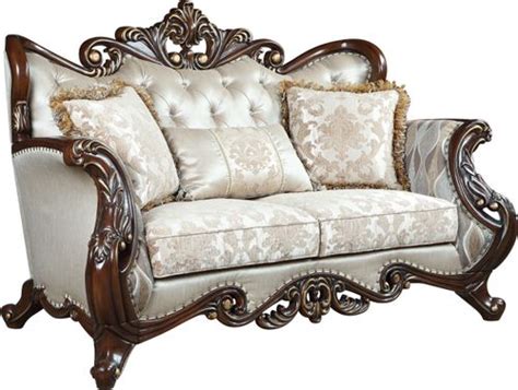 New Classic® Home Furnishings Constantine Off Whitedark Brown Sofa