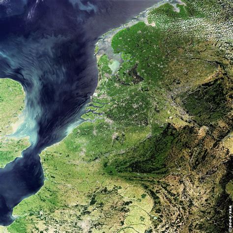 Space In Images 2004 03 Benelux As Seen By Envisat Nasa Sentinel