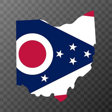 Premium Vector Ohio State Flag Vector Illustration