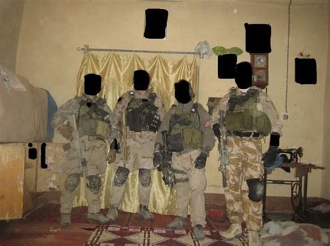 Sas And Sbs Operators From Task Force Black Pose For A Photograph In