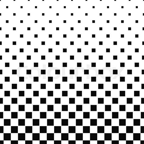 Seamless Black White Abstract Square Pattern Design
