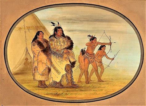 Native Americans George Catlin 1796 1872 Ojibbeway Indians