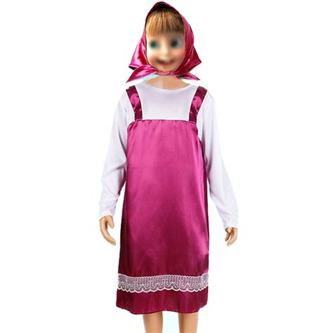 Masha And The Bear Girls Masha Costume Ubicaciondepersonascdmxgobmx