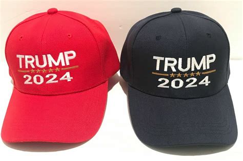 Trump 2024 Hat Usa President Election Keep America Great Embroidery Baseball Cap Ebay