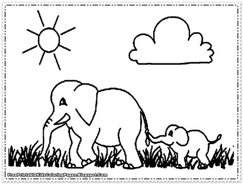 These coloring pages feature a realistic line drawing of the african elephant. African Elephant Coloring Page - GetColoringPages.com