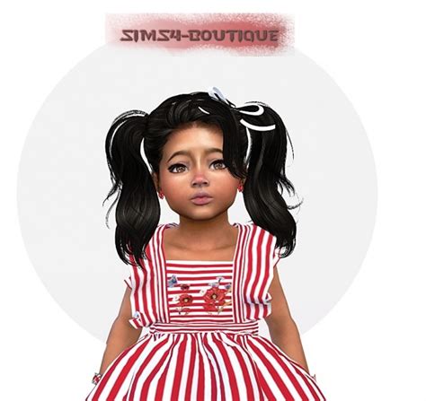Designer Set For Toddler Girls Ts4 At Sims4 Boutique