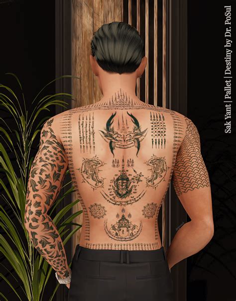 Tattoo Collection Sak Yant Pallet Destiny The Sims 4 Create A