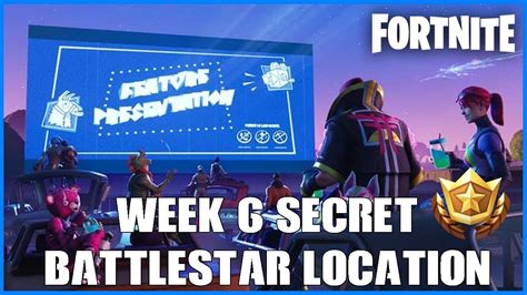 Week 6 Secret Battlestar Location Fortnite Battle Royale Youtube