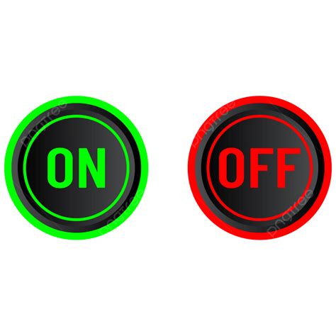 On Off Button Vector Hd Images Black On Off Button Design On Off