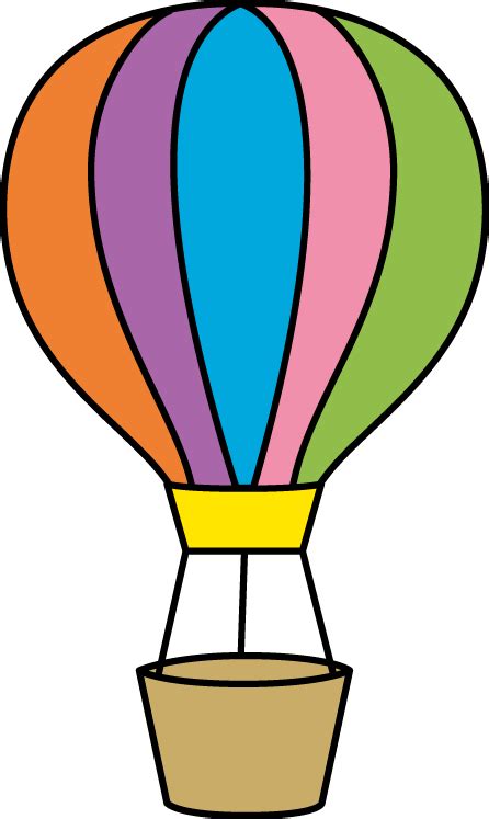 Suspended beneath is a gondola or wicker basket hot air balloon coloring page from hot air balloons category. Hot Air Balloon Basket Clip Art - Free Clipart Images ...