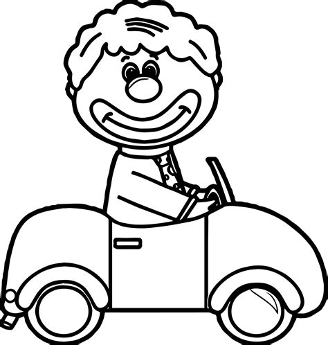 Circus elephant coloring pages ideas to kids elephant is one of the mainstay in the world of circus animals, children can see the funny circus at the zoo, scary clown coloring pages printable. Circus Clown Car Coloring Page | Wecoloringpage.com
