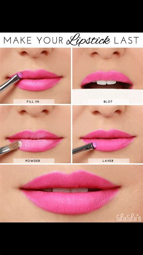 How To Get Your Lipstick To Stay Longer Makeup Charts How To Make