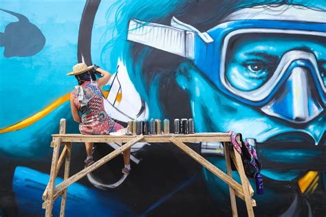 Sea Walls Murals For Oceans Street Art Festival Bali 2018