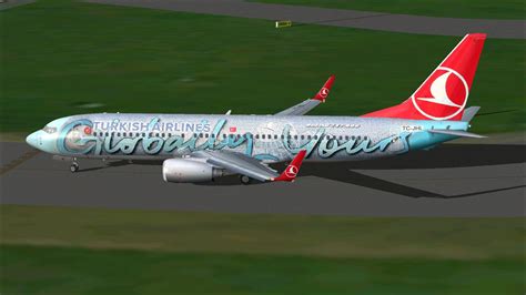 Turkish Airlines Boeing 737 800 Tc Jhl For Fsx