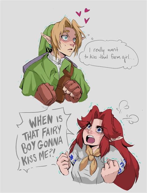 I Really Doubt They Just Want Kissing The Legend Of Zelda Legend Of Zelda Legend Of Zelda