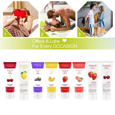 Fruit Flavor Intimate Lubricant For Anal Vagina Water Soluble Fisting Lubrication Massage Oil