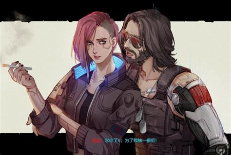 Does Anybody Know Who Made This Fanart Of V And Johnny Rcyberpunkgame