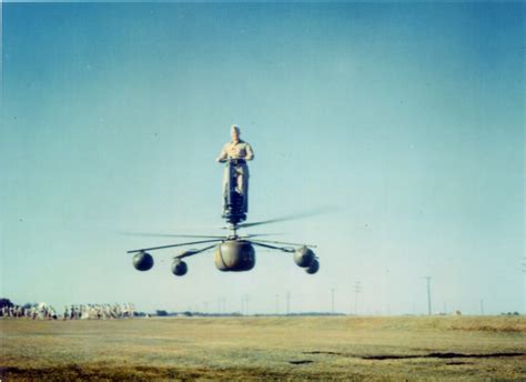 A One Man Personal Helicopter The De Lackner Hz 1 Aerocycle That