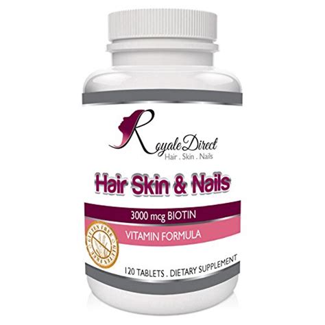 Vitamins c, e, a, k, and b complex can all help improve skin health. Hair Skin Nails Vitamins with 3000mcg Biotin for Hair ...