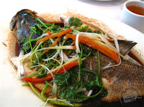 Free Steamed Fish Photo Seafood Dish Picture Chinese Food Image