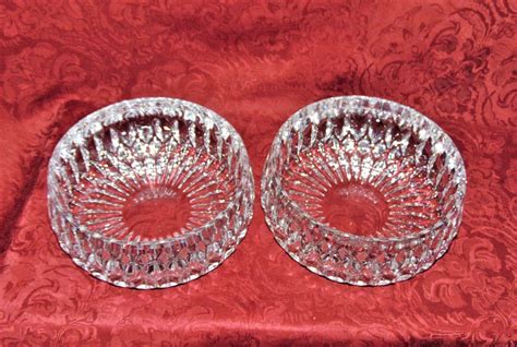2 Gorham Crystal Bowls In The Althea Pattern Blown Cut Glass 7 Etsy