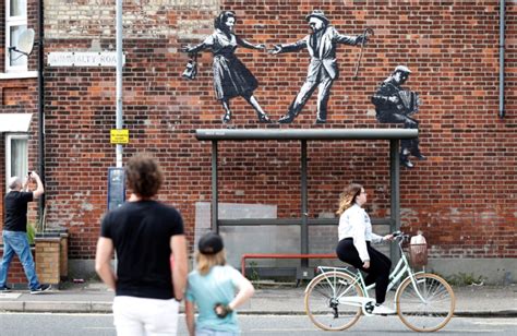 Suspected Banksy Turns Up At Model Village In Norfolk